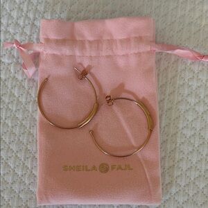 Sheila Fajl Gold Hoop Earrings